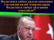 Фаластинга хиёнат қилган кимсанинг ўзи қандай қилиб Амирликларни Фаластинга хиёнат қилганини қоралайди?!