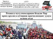 Роҳинга мусулмонларини Бхасан Чар ярим оролига кўчириш ирқчиликнинг хунук юзини очди