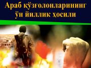 Араб қўзғолонларининг ўн йиллик ҳосили