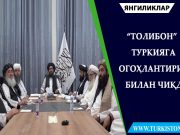 “Толибон” Туркияга огоҳлантириш билан чиқди