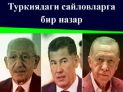 Туркиядаги сайловларга бир назар