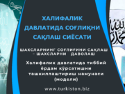 Халифалик давлатида тиббий ёрдам кўрсатишни ташкиллаштириш намунаси (модели)