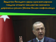 Эрдоган Ғазодаги уруш ҳужжатларини тақдим этишга чекланган иккинчи даражали ролни ўйнаш билан кифояланди