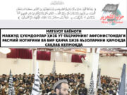 Мавжуд ҳукмдорлар Ҳизб ут-Таҳрирнинг Афғонистондаги расмий нотиғини ва бир қанча Ҳизб аъзоларини қамоқда сақлаб келмоқда