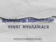 ПСИХОЛОГИК МУАММОЛАР ВА УНИНГ МУОЛАЖАСИ