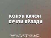 ҚОНУН ҚАЧОН КУЧЛИ БЎЛАДИ