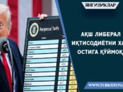 АҚШ либерал иқтисодиётни хавф остига қўймоқда